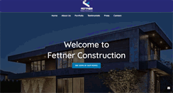 Desktop Screenshot of fettnerconstruction.com